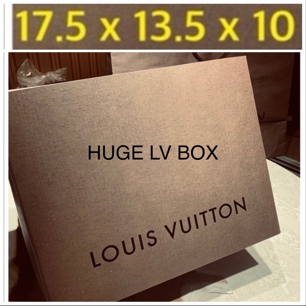 💯LV HUGE STORAGE BOX EUC 17x14x10”